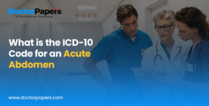 acute abdomen icd 10