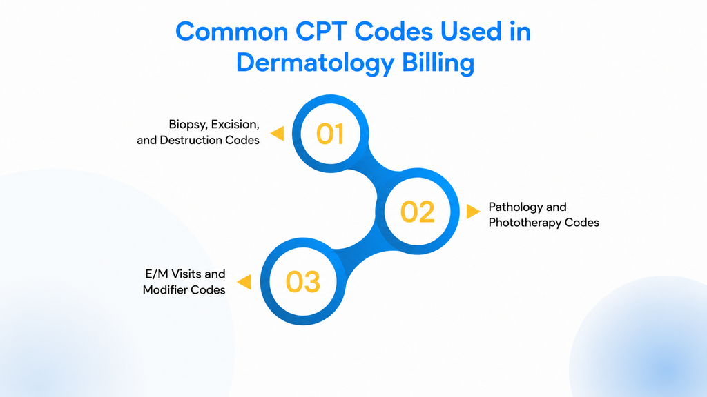 Common CPT Codes Used in Dermatology Billing