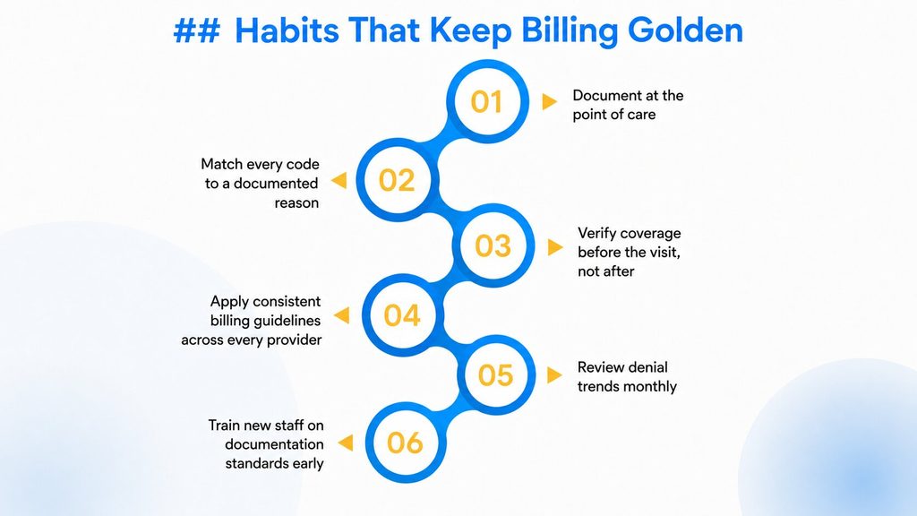 Habits That Keep Billing Golden