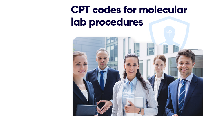 Most common CPT codes for molecular lab procedures